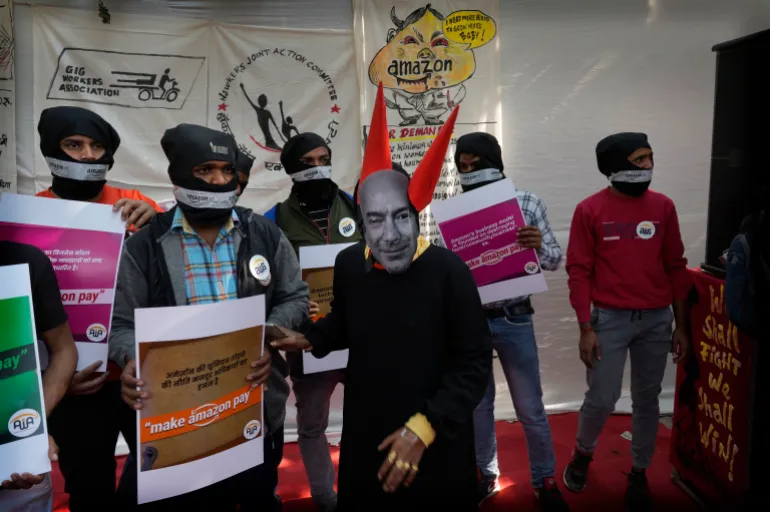 Amazon allegedly violates labor law at its Indian warehouse 2 Amazon allegedly violates labor law at its Indian warehouse