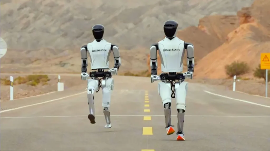 Sneaker-wearing robot breaks speed record