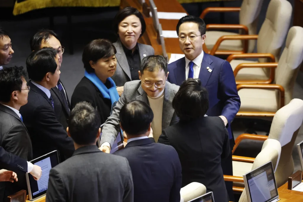 South Korea's president avoids impeachment as ruling party lawmakers skip the vote.